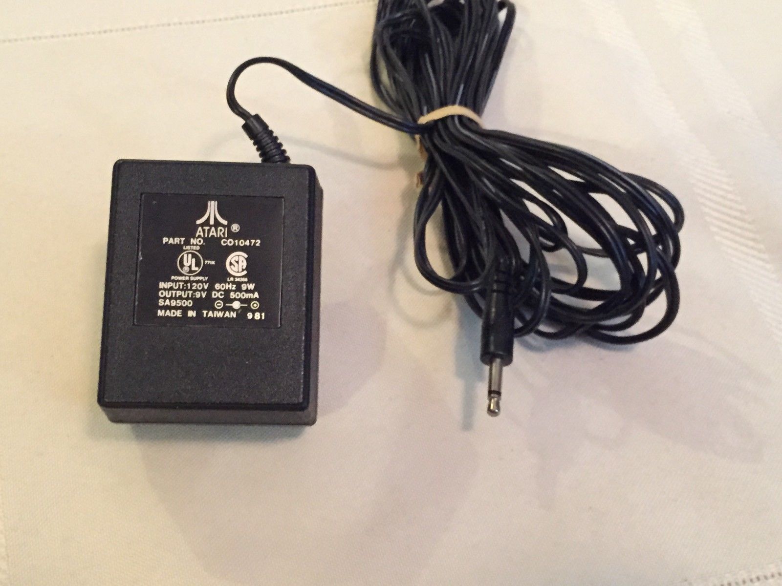 835 Modem Power Supply AC Adapter 20 VAC 8 watts Orig Atari CO60479 Tested 