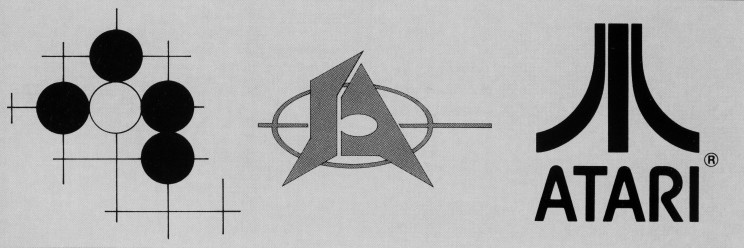 Very early Atari logos